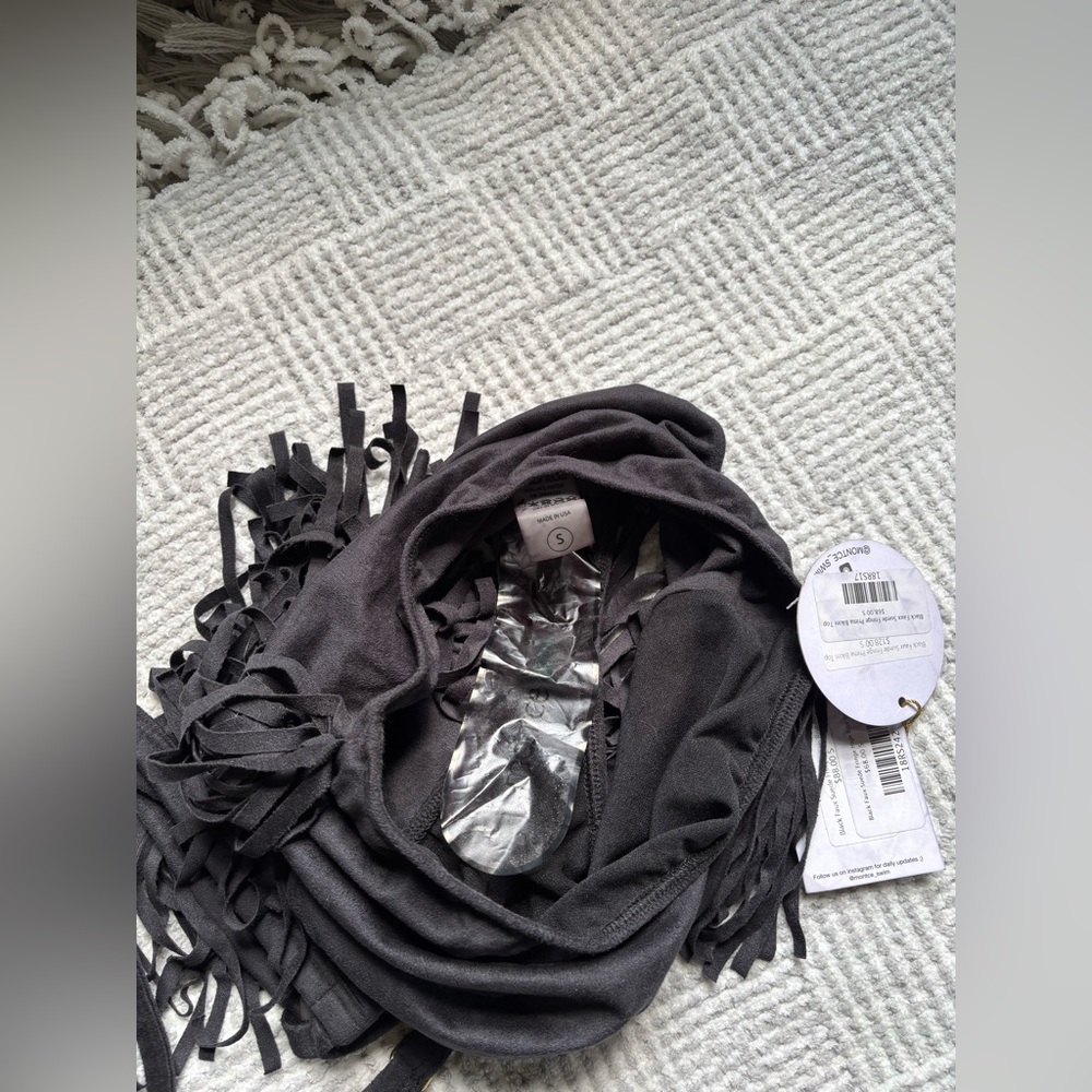 Montce Black Fringe Bikini Set - Picture 10 of 11